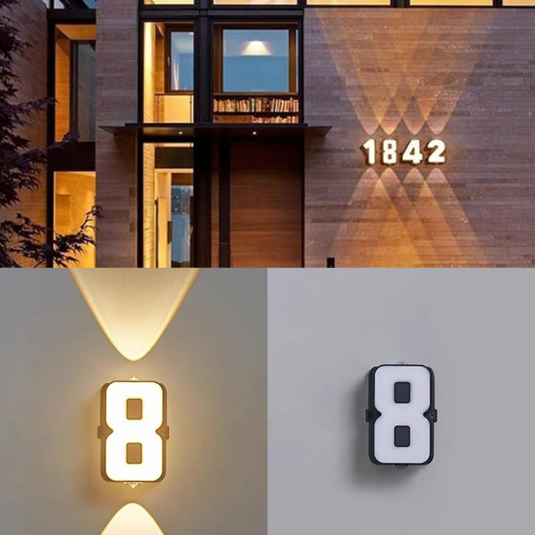 IllumiHouse LED Numeri Civici - Illumina Il Tuo Stile Casa