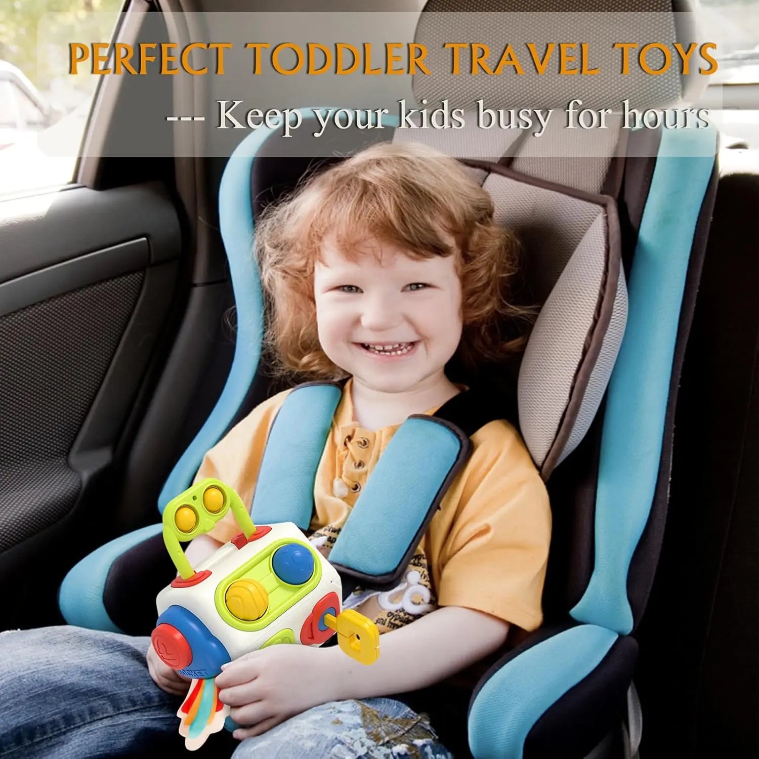 Montessori Busy Cube - Giocattolo Sensoriale per Attività