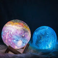 Star-patterned night lamp | Touch control, rechargeable