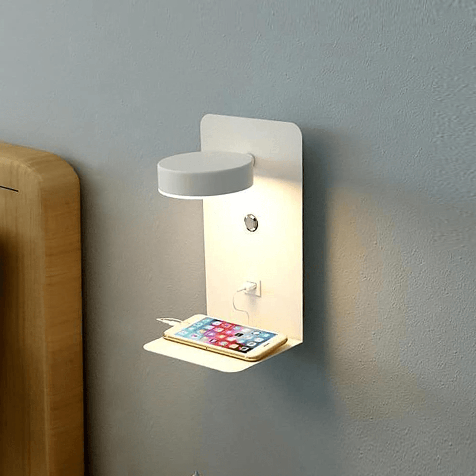 Lampada da Notte con Caricatore USB - Rotazione di 330°