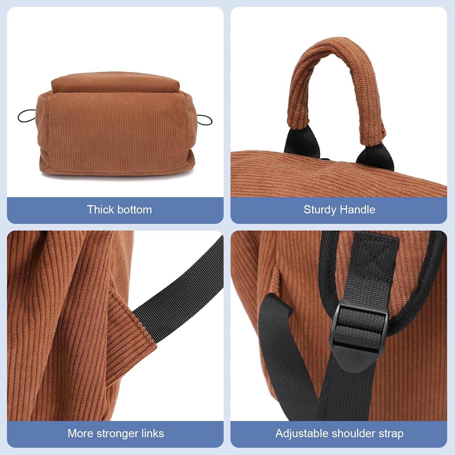 Borsa leggera e idrorepellente per laptop e viaggi con compartimenti organizzati