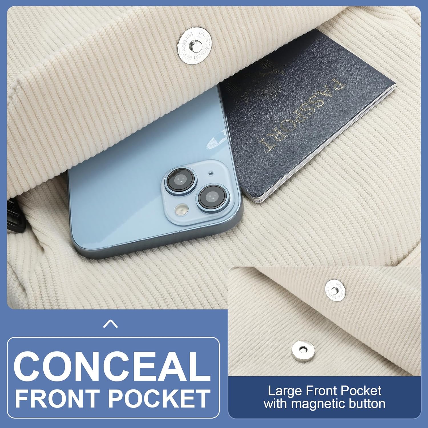 Borsa leggera e idrorepellente per laptop e viaggi con compartimenti organizzati