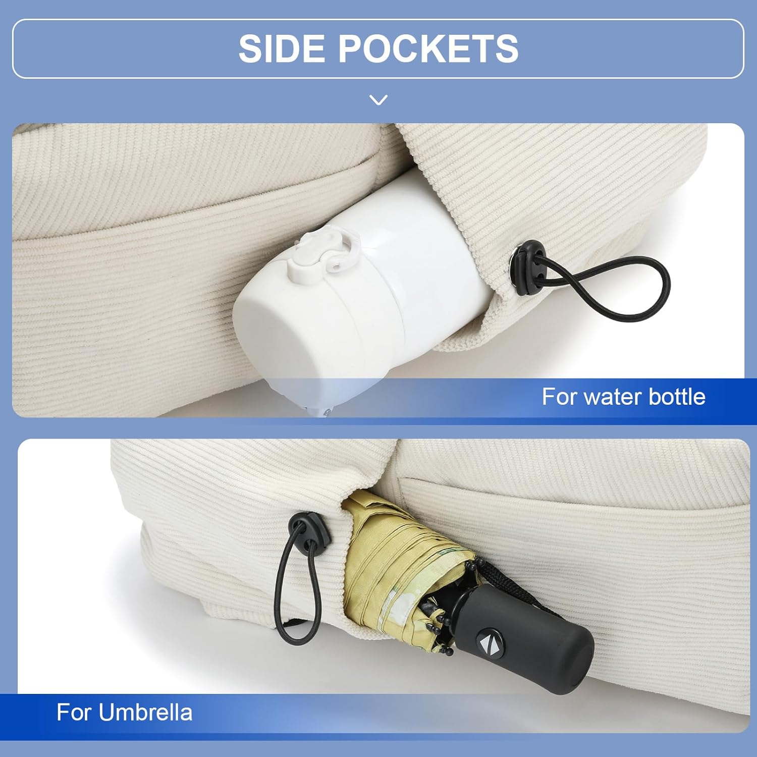 Borsa leggera e idrorepellente per laptop e viaggi con compartimenti organizzati