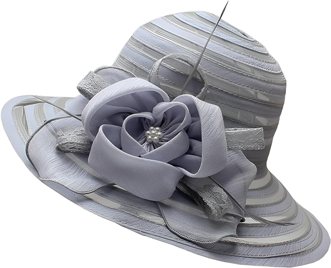 Elegante Cappello da Sole da Donna in Organza – Mirielle