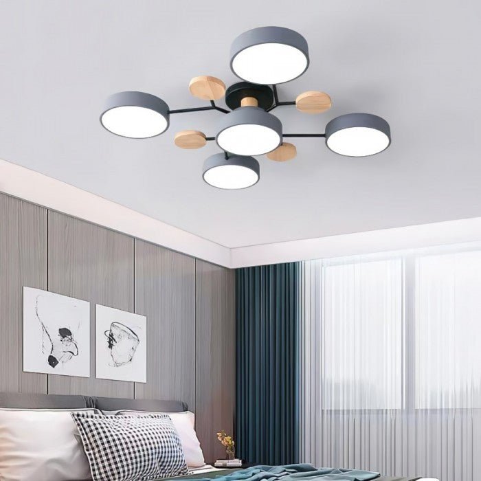 NordicGlow | Lampada da soffitto LED ramificata in stile scandinavo