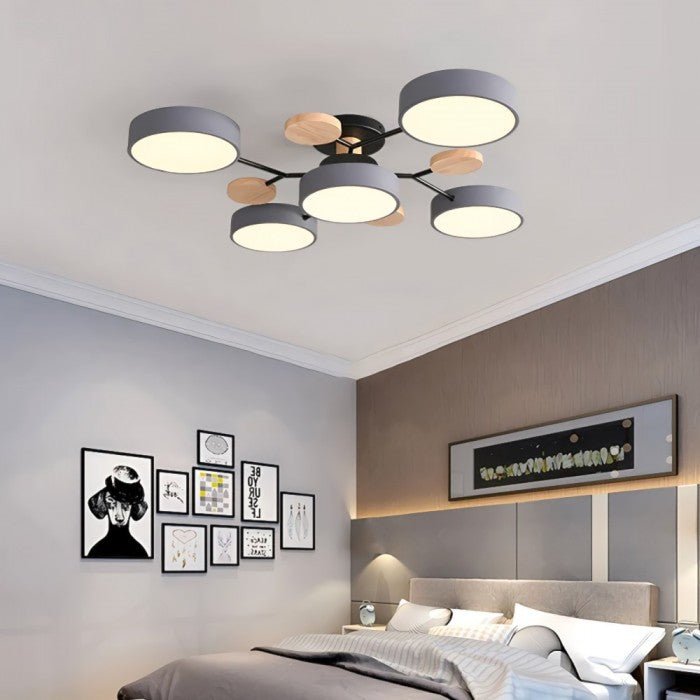 Lampada da soffitto scandinava – Design ramificato, elegante e sostenibile con tecnologia LED