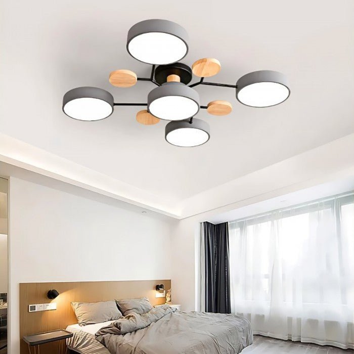 NordicGlow | Lampada da soffitto LED ramificata in stile scandinavo