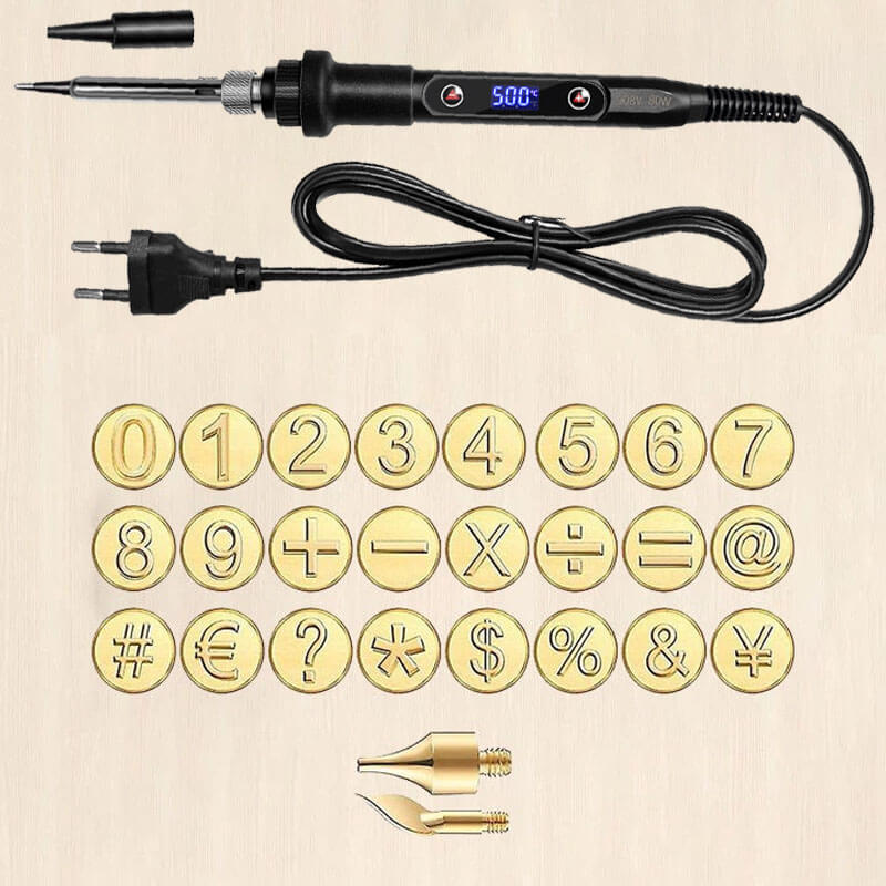 Set fai-da-te per la combustione del legno e la incisione