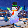 Bonhomme de neige gonflable lumineux (213 cm) - Lotte