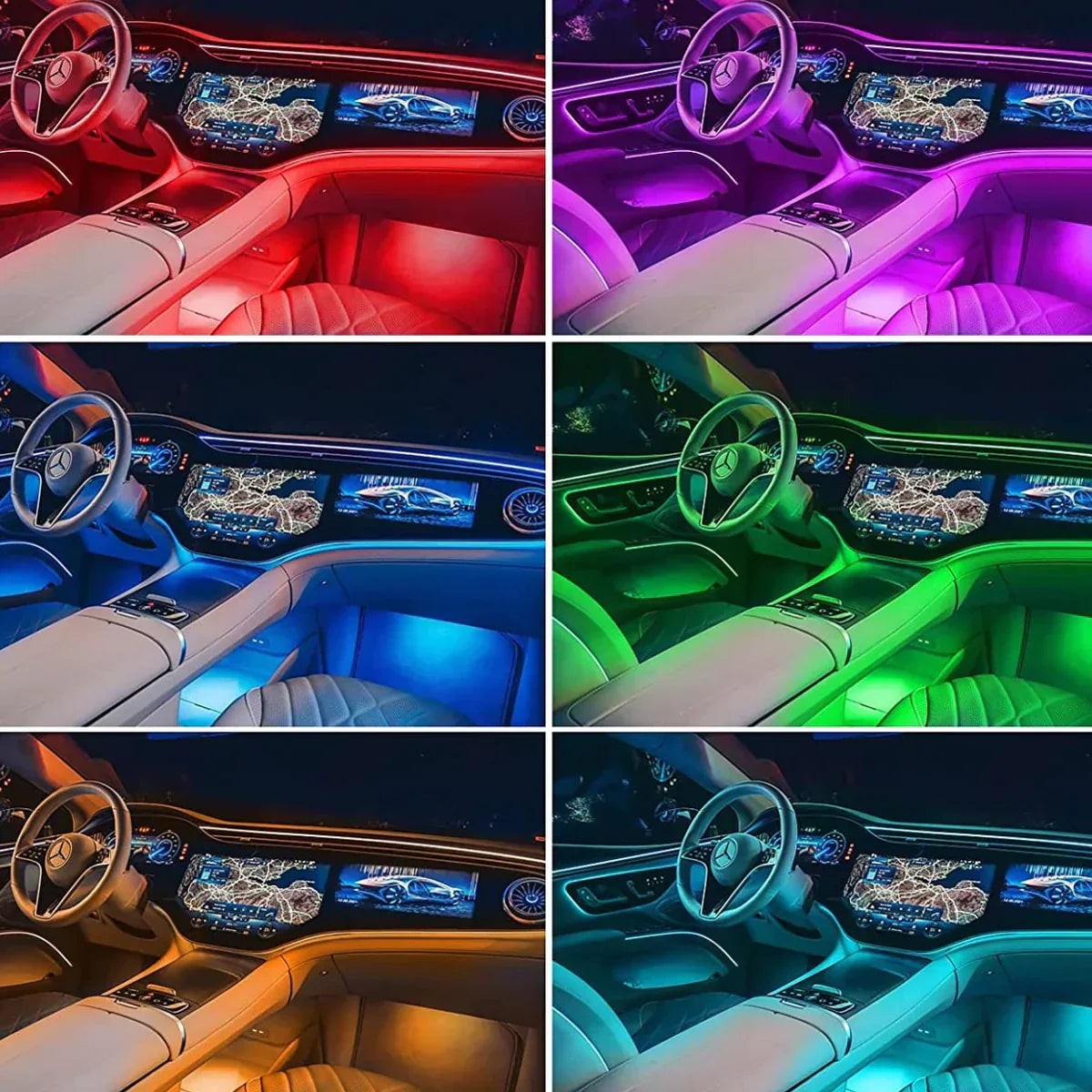 Illuminazione Interna RGB per Auto - GlowLine