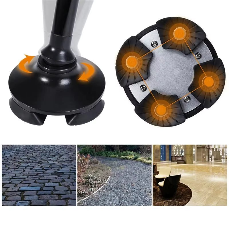 Bastone da Passeggio Pieghevole con Illuminazione LED - Sicuro e Compatto