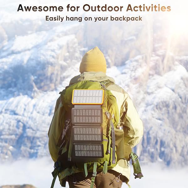 Powerbank Solare Pieghevole - Impermeabile & Potente