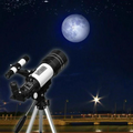 Telescopio Astronómico Profesional | Apertura 70mm, Longitud Focal 300mm y Montaje Fácil para Observación de Estrellas y Exploración de la Naturaleza
