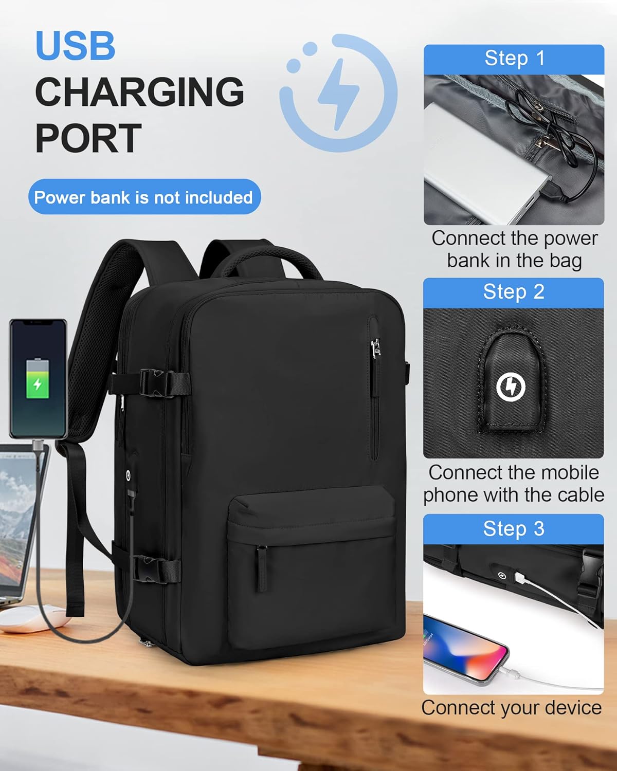 Borsa per Laptop a Multi-scomparti con Cinghia Regolabile