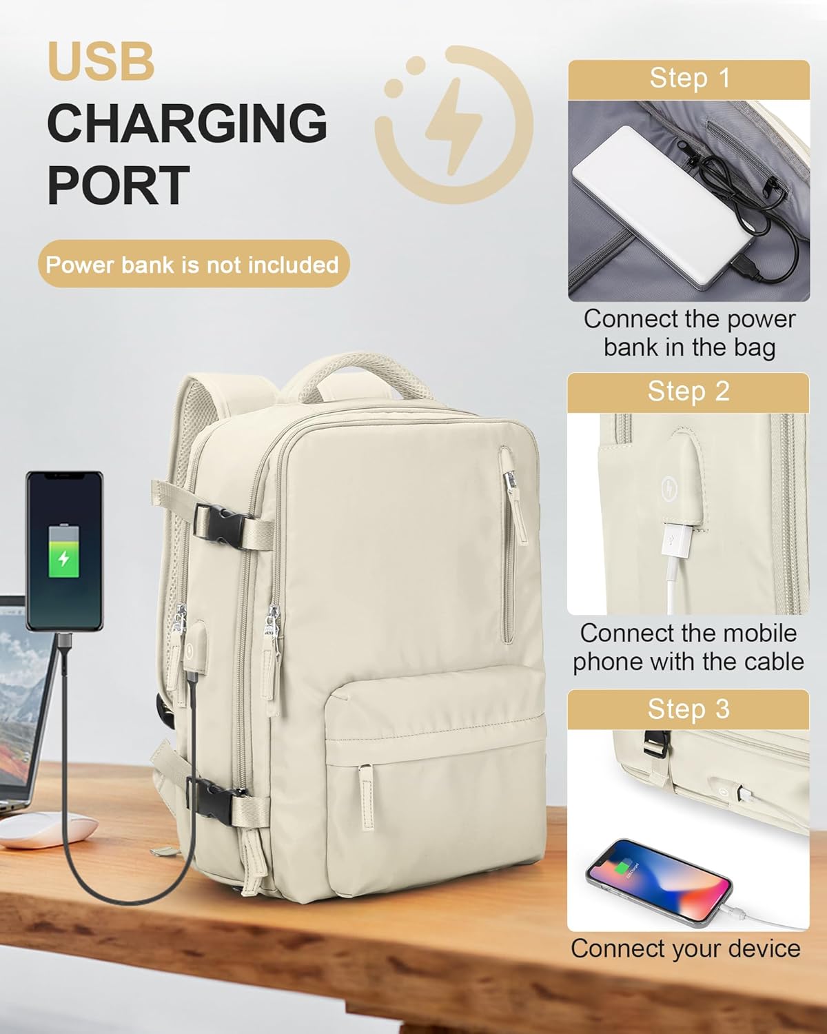 Borsa per Laptop a Multi-scomparti con Cinghia Regolabile