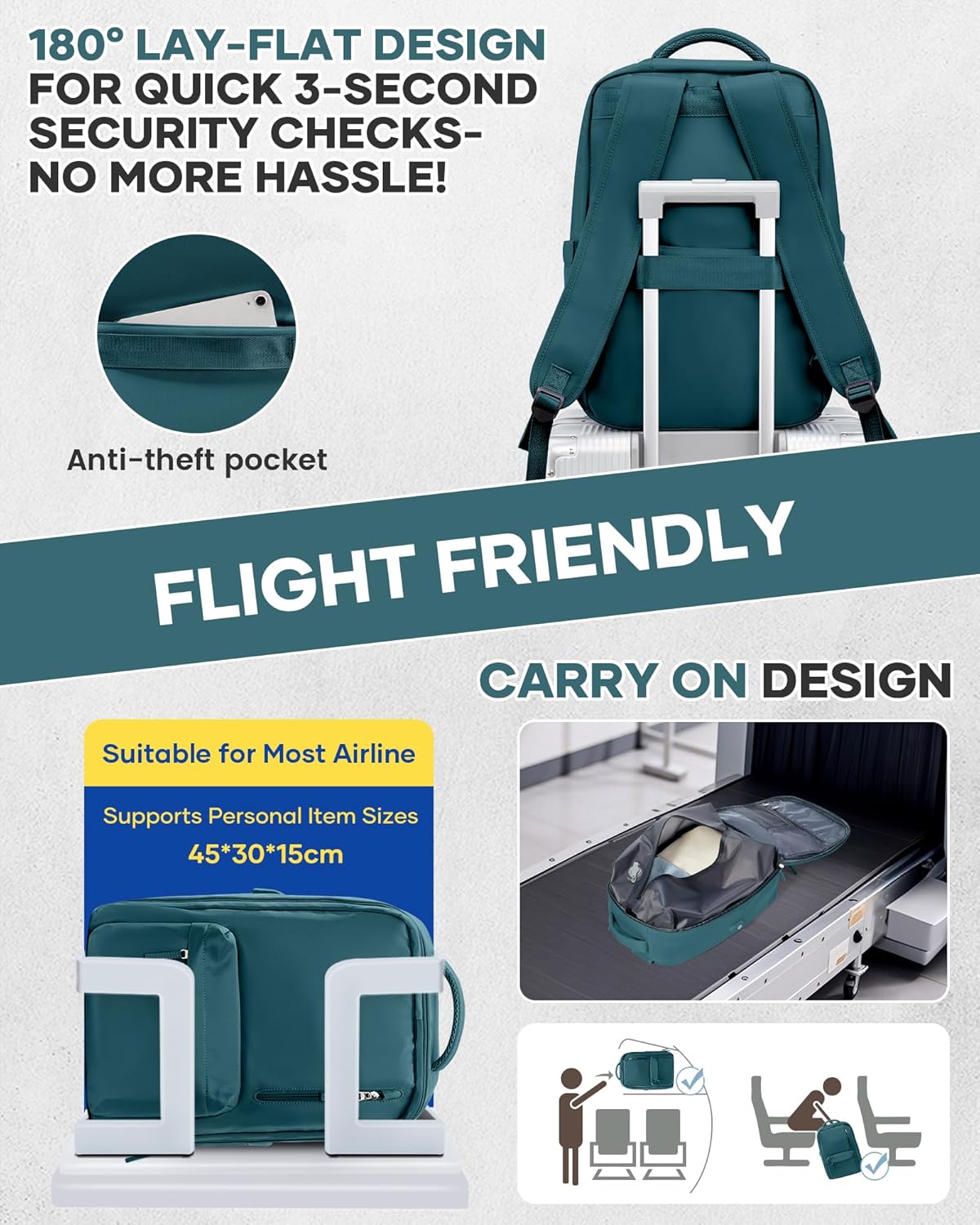 Borsa per Laptop a Multi-scomparti con Cinghia Regolabile