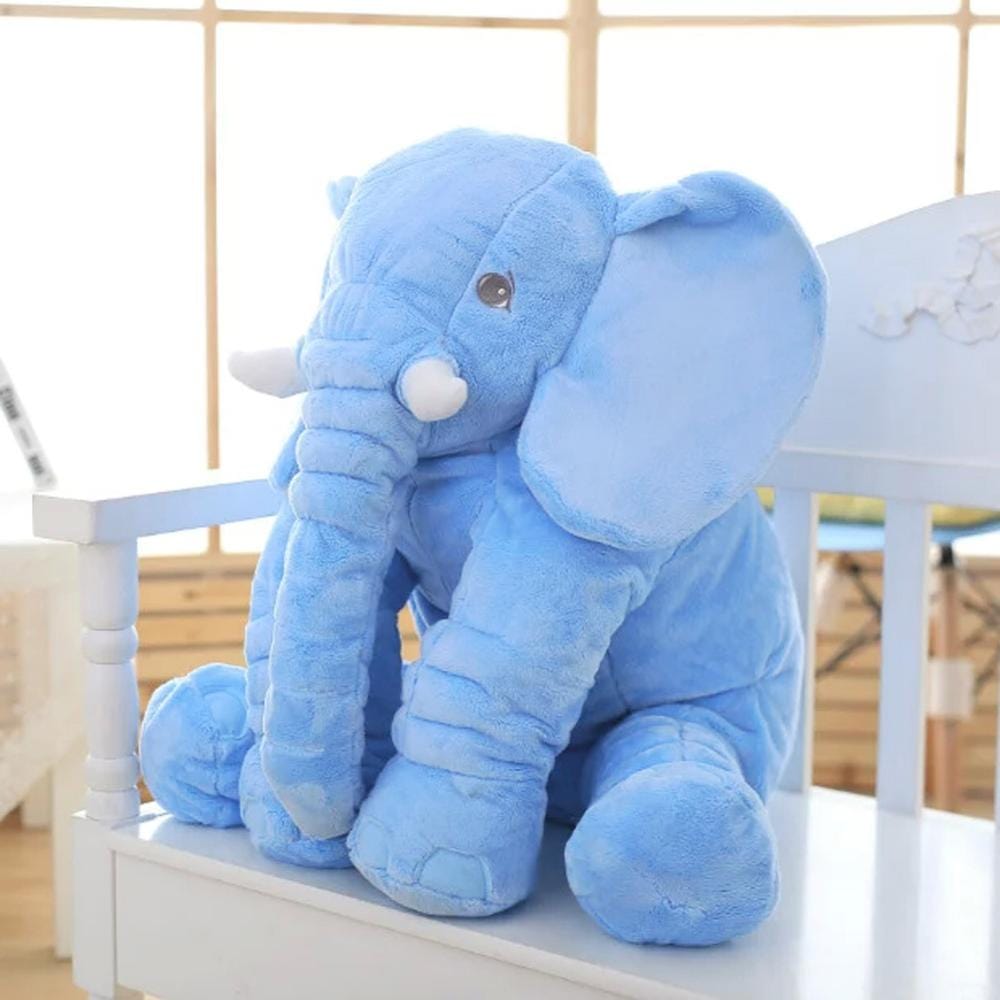 Cuscino Jumbo Elefante Plushique | Giocattolo di peluche elefante morbido e coccoloso per bambini e neonati