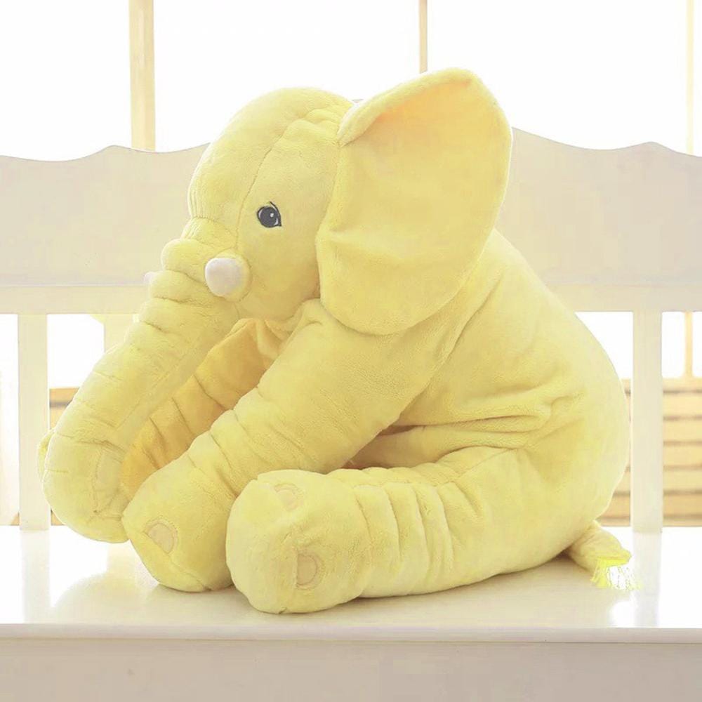 Cuscino Jumbo Elefante Plushique | Giocattolo di peluche elefante morbido e coccoloso per bambini e neonati