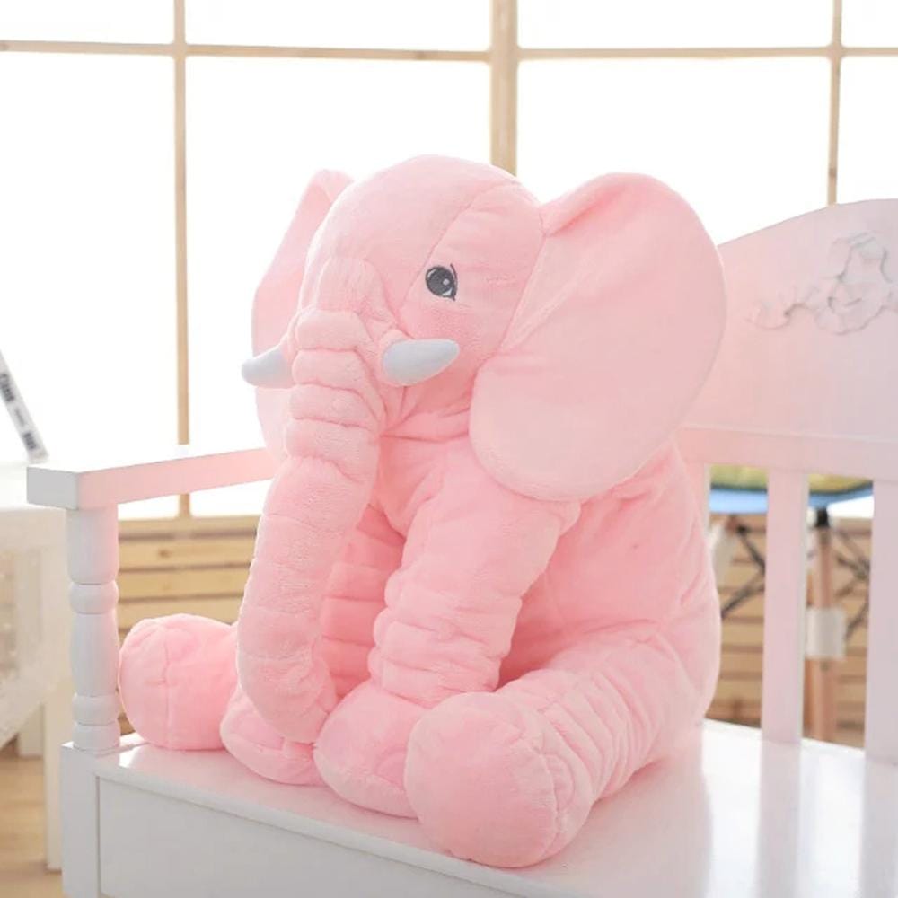 Cuscino Jumbo Elefante Plushique | Giocattolo di peluche elefante morbido e coccoloso per bambini e neonati