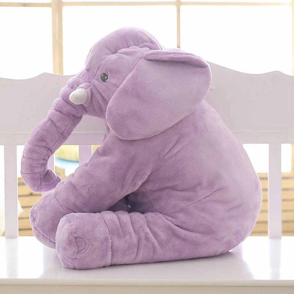 Cuscino Jumbo Elefante Plushique | Giocattolo di peluche elefante morbido e coccoloso per bambini e neonati