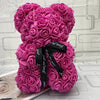 PetalCuddle Orso Rosa Eterno | Peluche romantico di fiori artificiali per la Festa della Mamma e celebrazioni