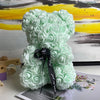PetalCuddle Orso Rosa Eterno | Peluche romantico di fiori artificiali per la Festa della Mamma e celebrazioni