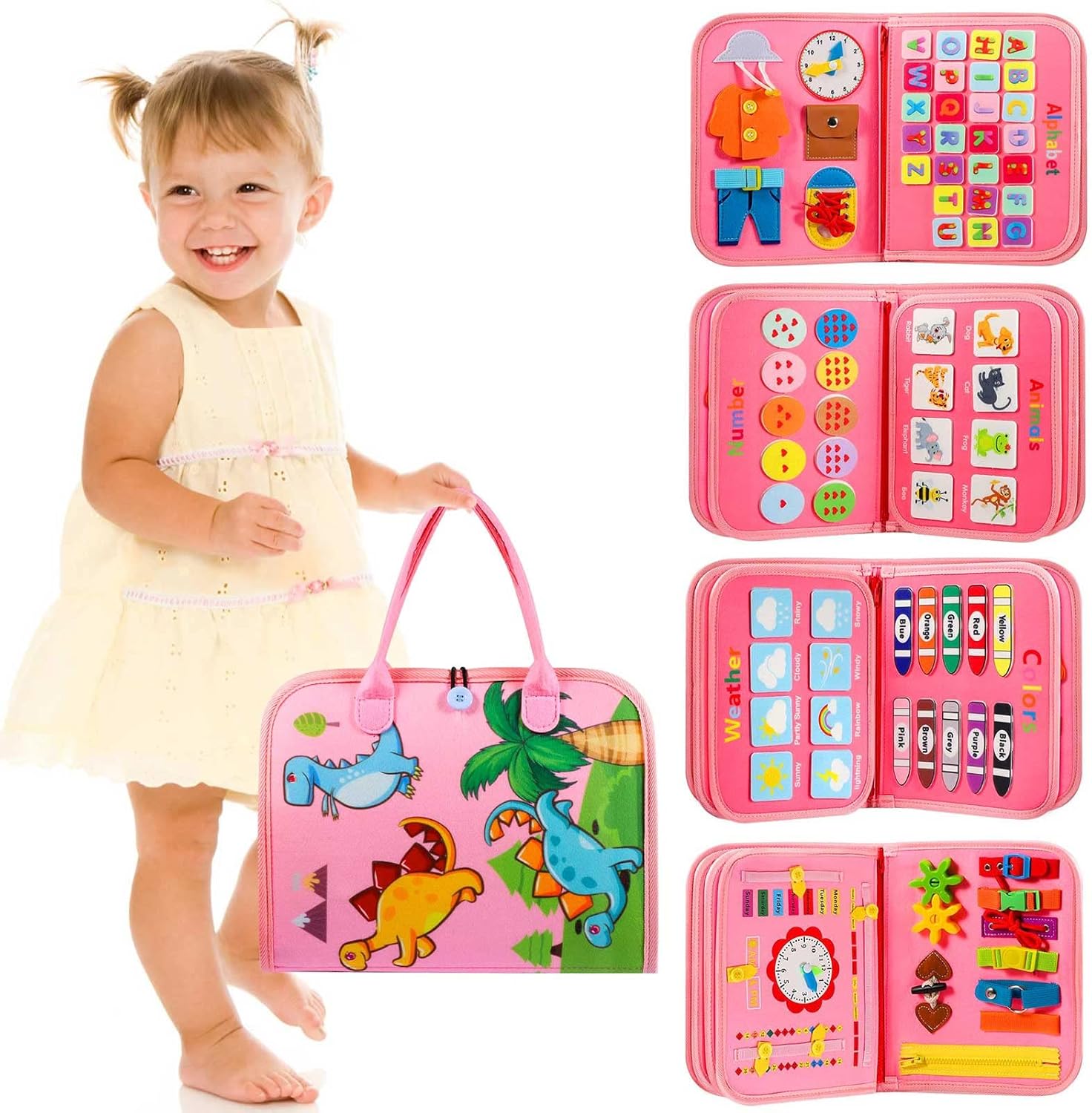 Giocattolo Montessori Tavola da Spingere per Bambini - Educativo