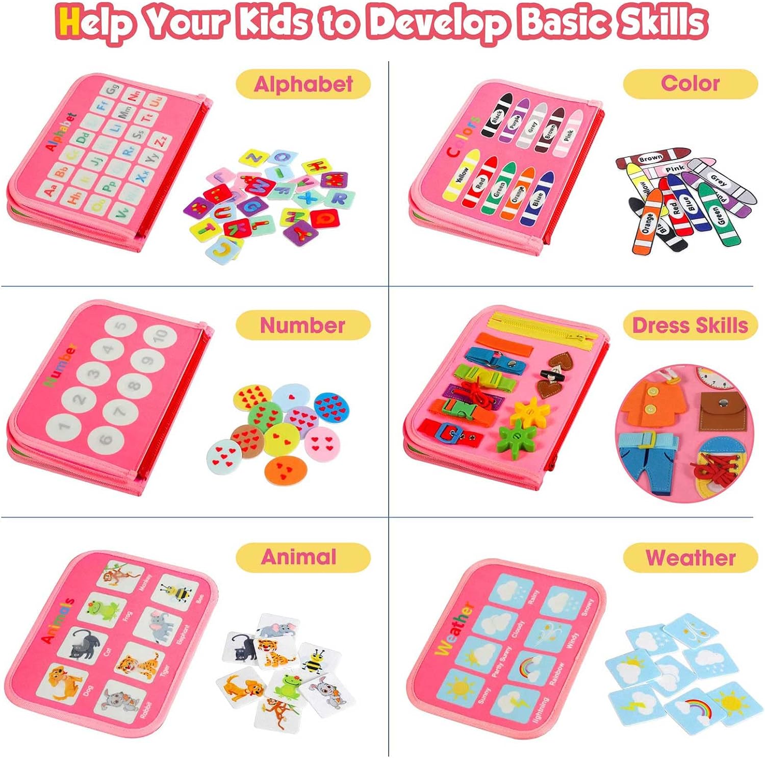 Giocattolo Montessori Tavola da Spingere per Bambini - Educativo