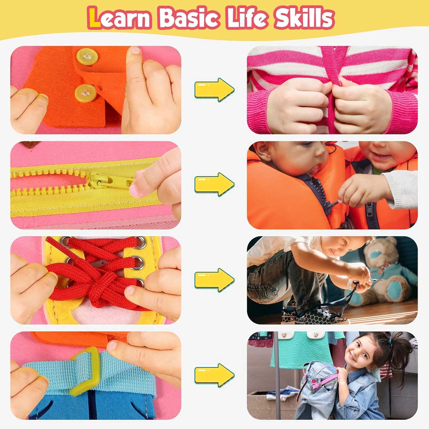 Giocattolo Montessori Tavola da Spingere per Bambini - Educativo