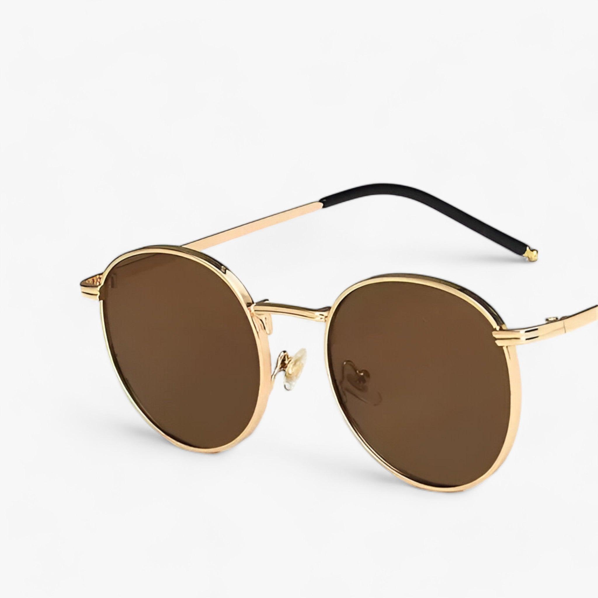 Occhiali da sole unisex di design con lenti rotonde – Nova