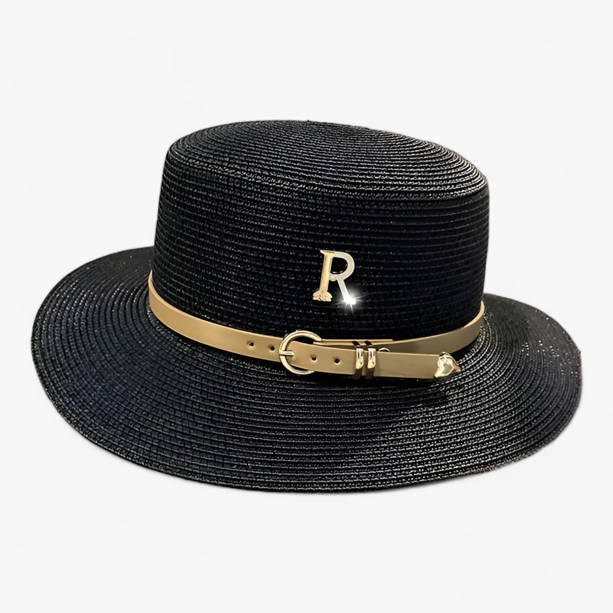 Cappello di Paglia da Donna con Corona Piatta – Aurelle