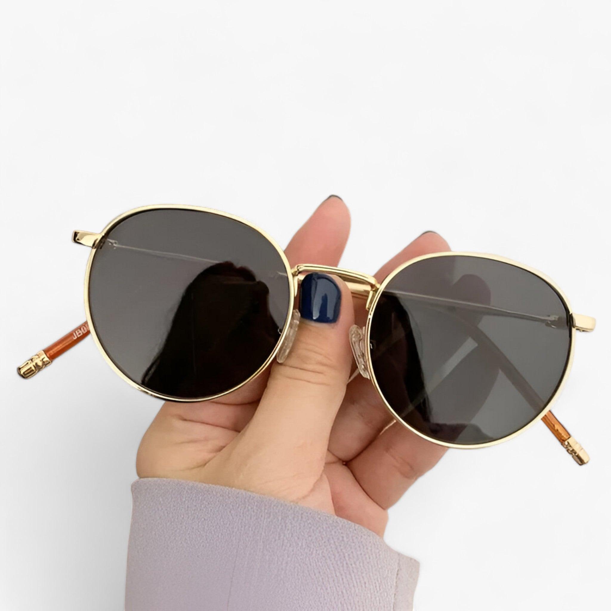 Occhiali da sole unisex di design con lenti rotonde – Nova