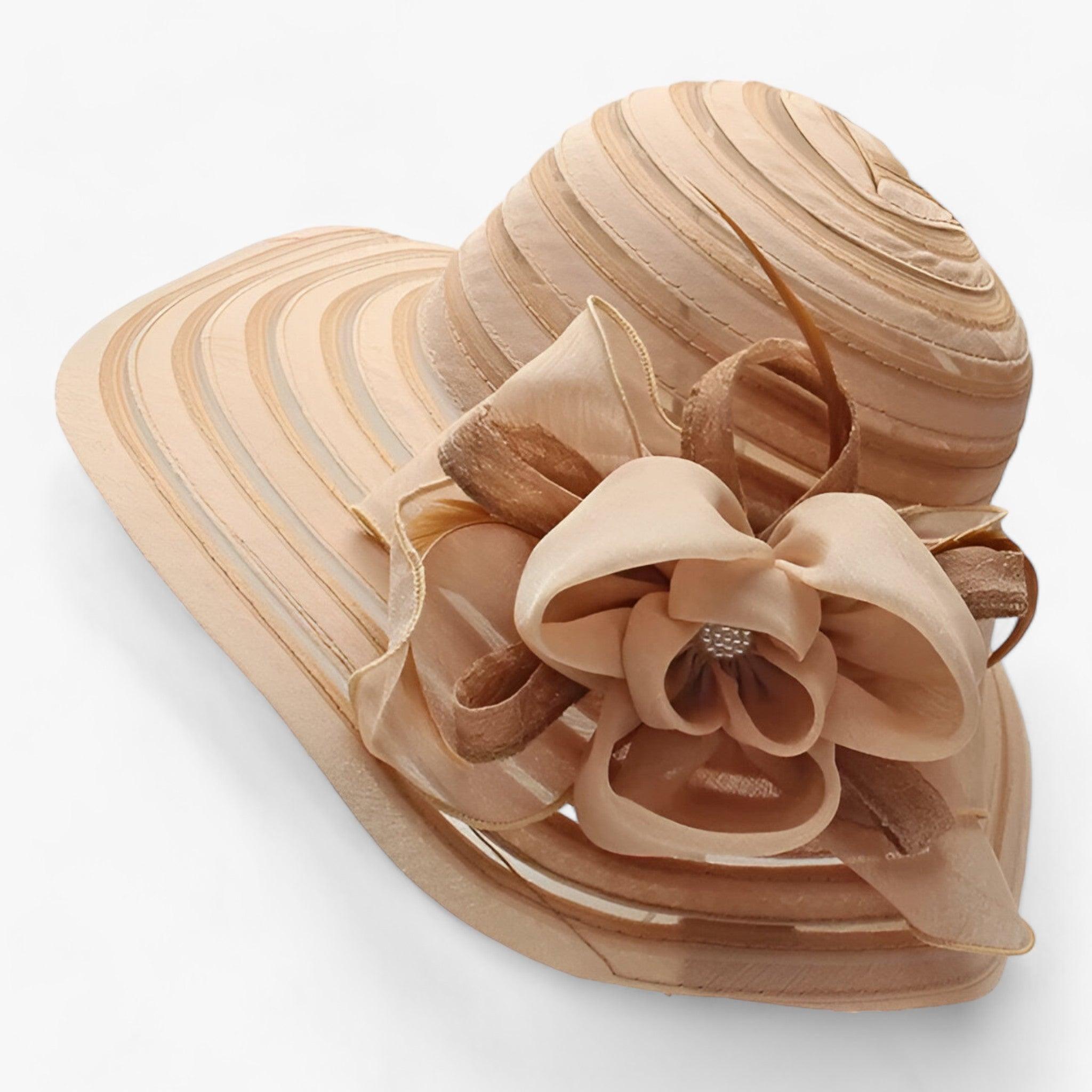 Elegante Cappello da Sole da Donna in Organza – Mirielle