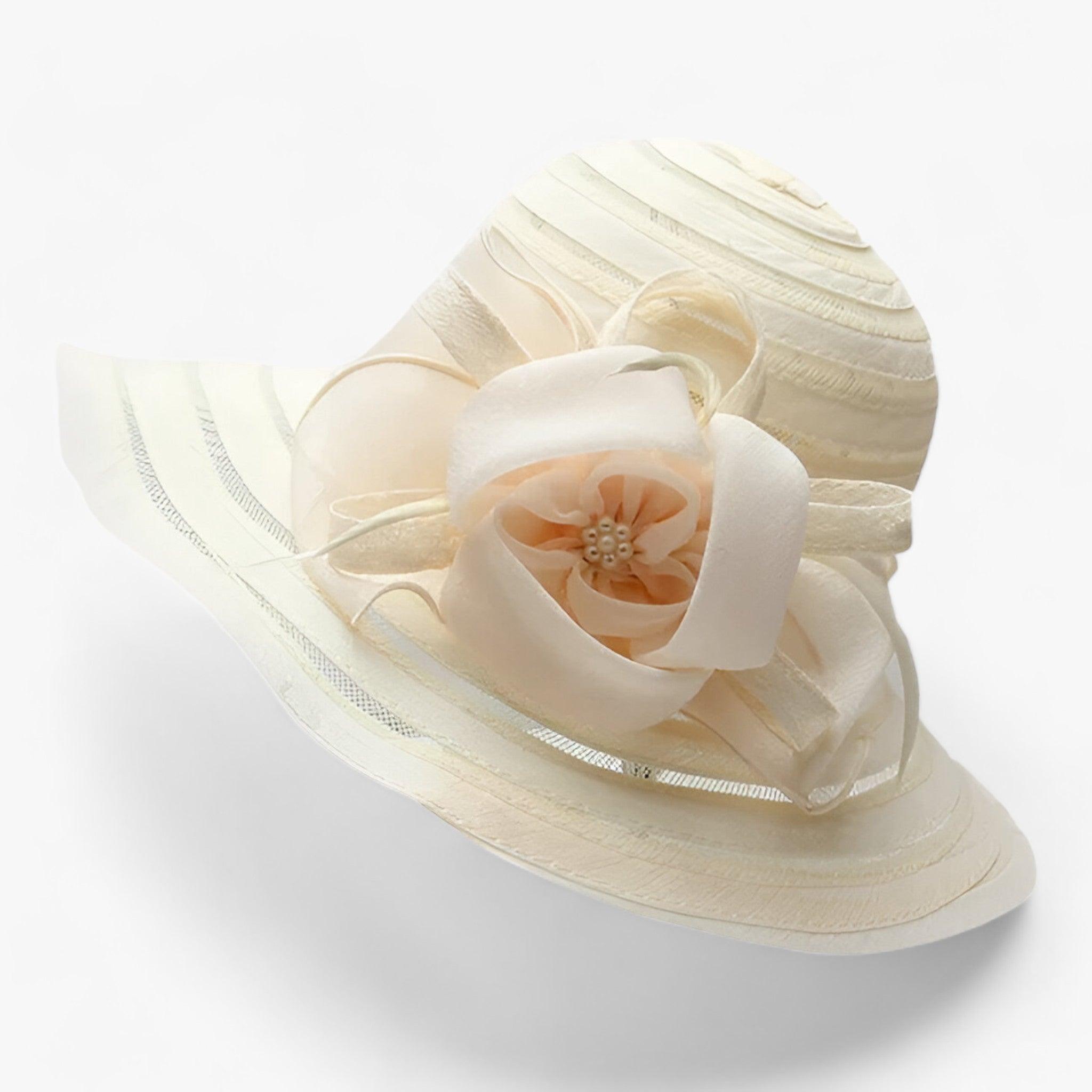 Elegante Cappello da Sole da Donna in Organza – Mirielle