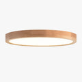 Plafonnier LED en bois très fin en forme de cercle