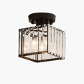 Plafonier redondo ou quadrado em cristal de vidro Luxury