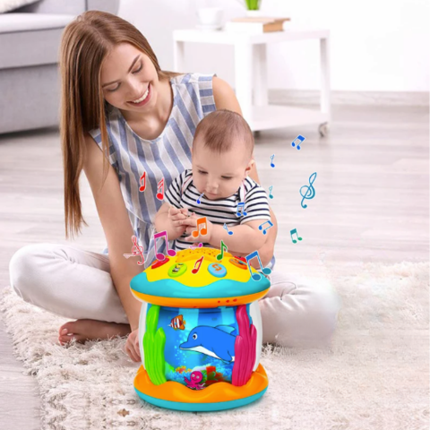 Lightplay Drum for Babies – Musica e Proiezione per l'Apprendimento Sensoriale