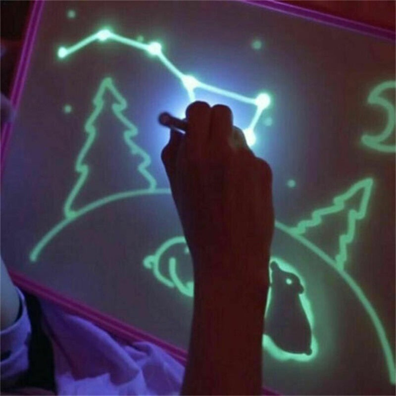 Tavola Luminoso per Disegnare Senza Colore per Bambini – Riutilizzabile e Magica