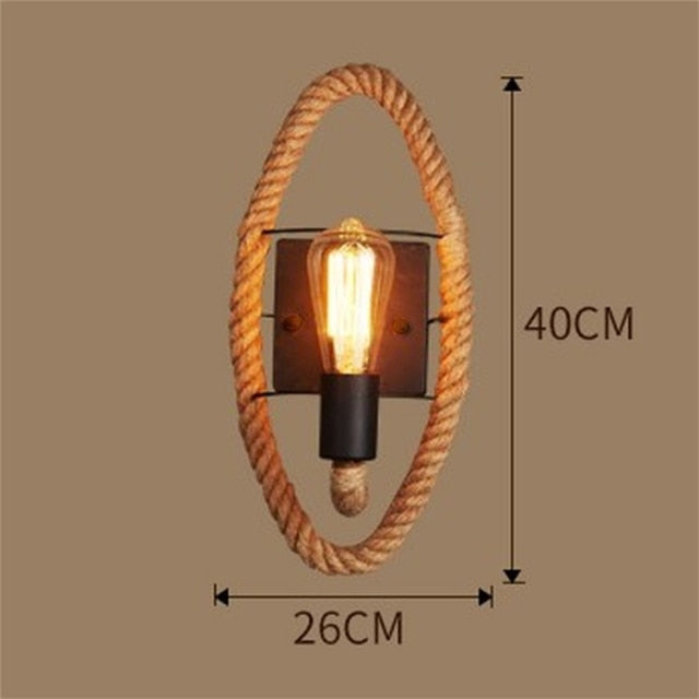 Lampada da Parete Vintage – RusticRope