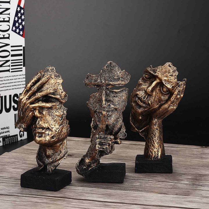 Scultura Astratta Dorata – Soren