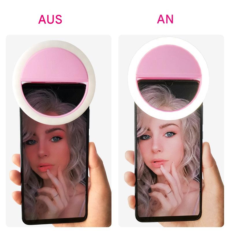 Luce Anulare Portatile per Selfie - GlowSnap