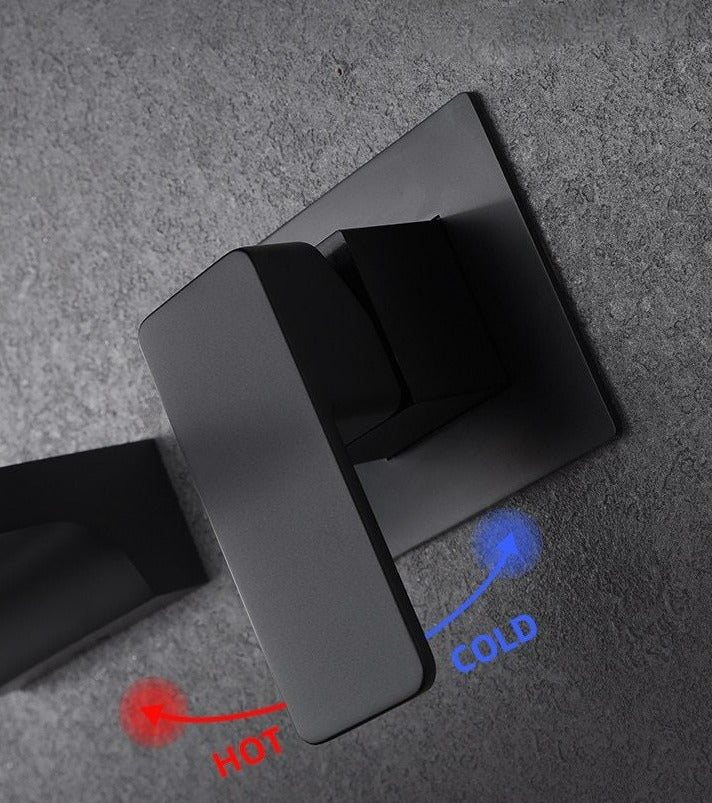 Rubinetto a Muro con Sensore e Beccuccio a Cascata – Fluxis