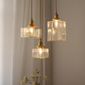 Fatima - Modern Retro Hanging Lamp in Glass