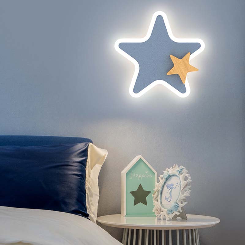 StellaNova Lampada Notturna per Bambini | Decorazione Murale LED Nordica per un'Ambiente Da Sogno