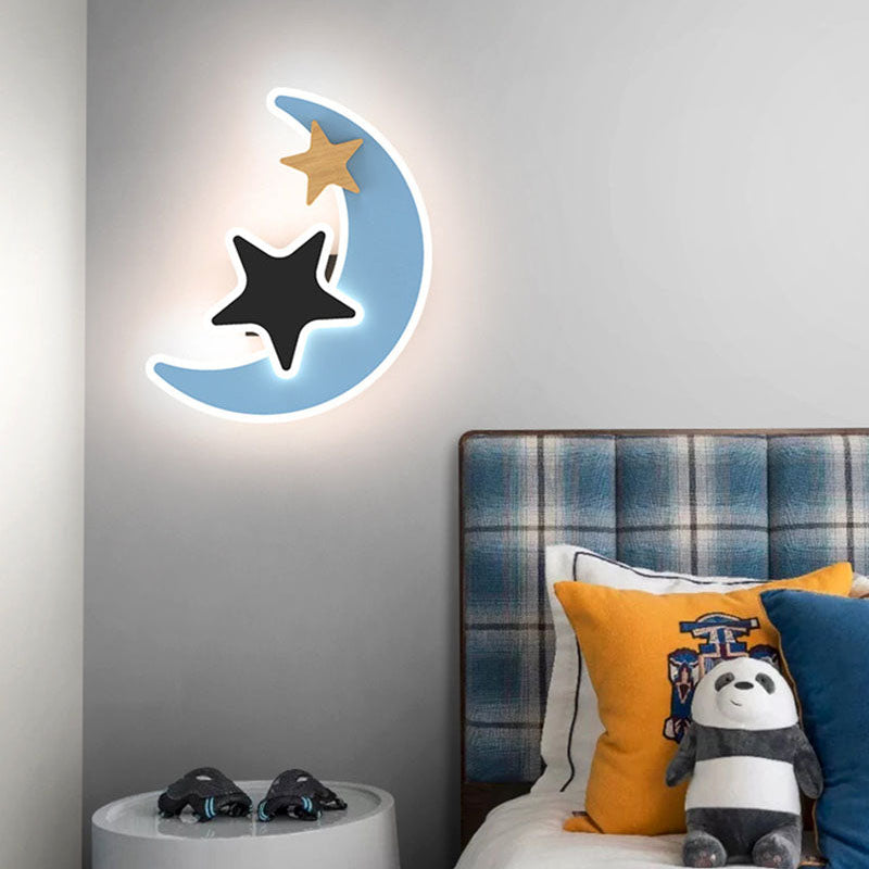 StellaNova Lampada Notturna per Bambini | Decorazione Murale LED Nordica per un'Ambiente Da Sogno