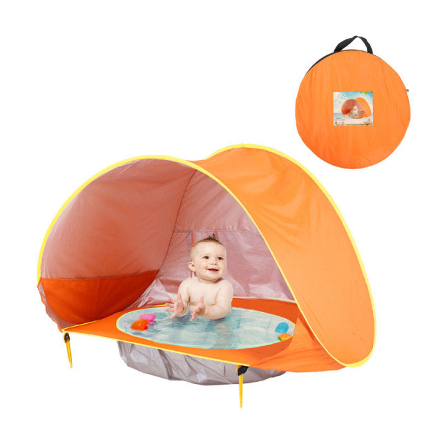 Tenda per Bambini con Protezione UV e Mini Piscina – SunShell