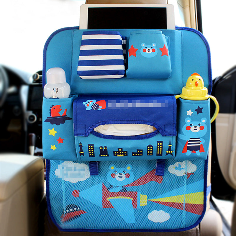 Organizzatore per Auto per Bambini con Supporto per Tablet e Bottiglia – Back Buddy (Compra 1, Prendi 1 Gratis)