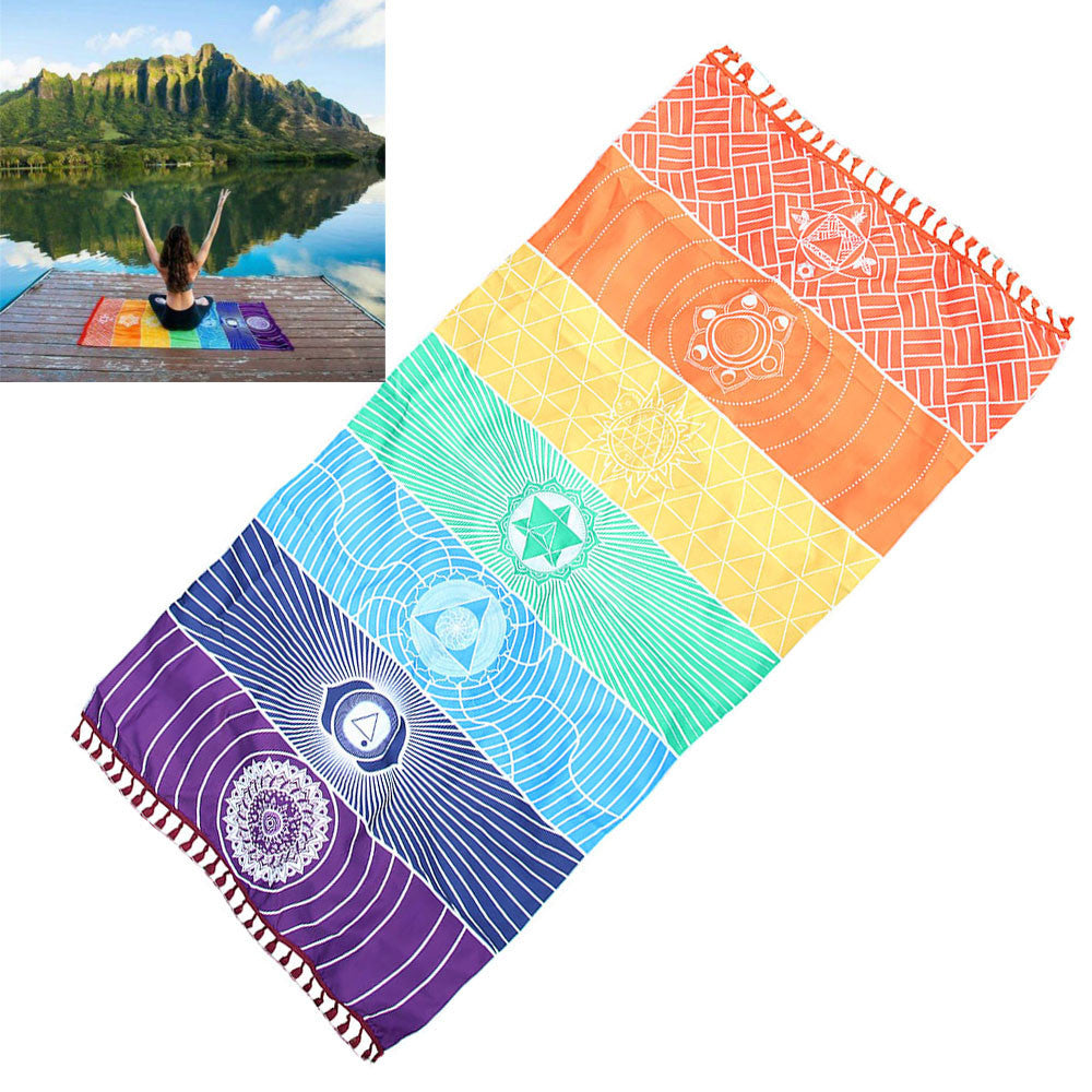 Tappetino Yoga con i Sette Chakra – ChakraBalance