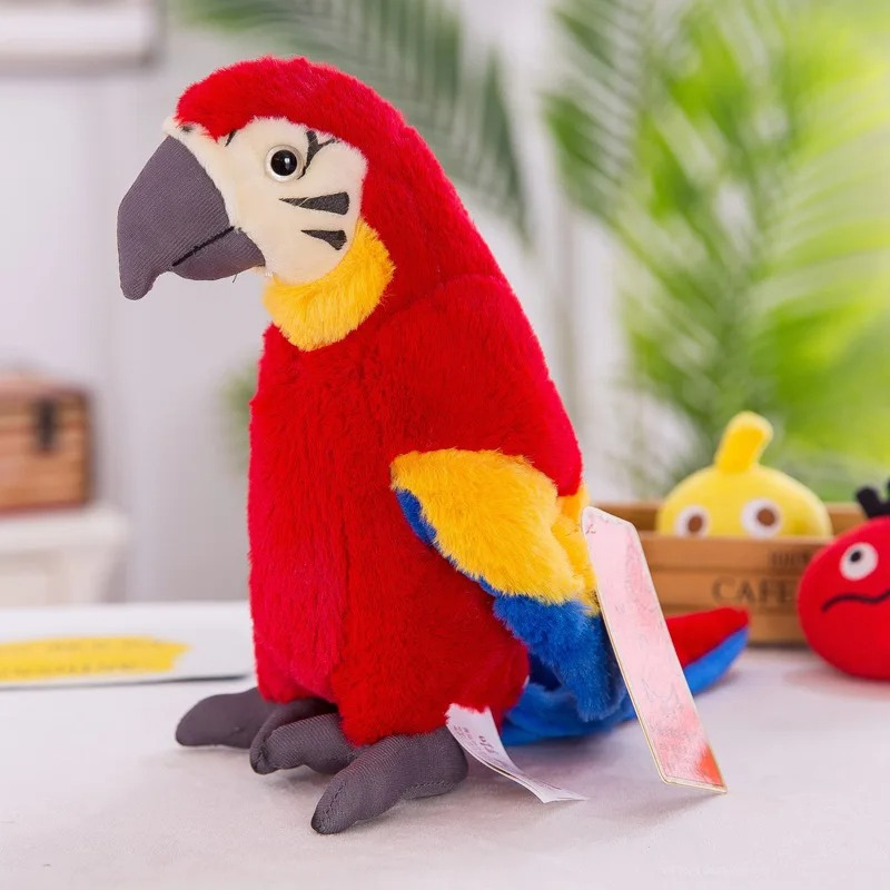 Il Pappagallo Chiacchierone Peluche - Squawkie