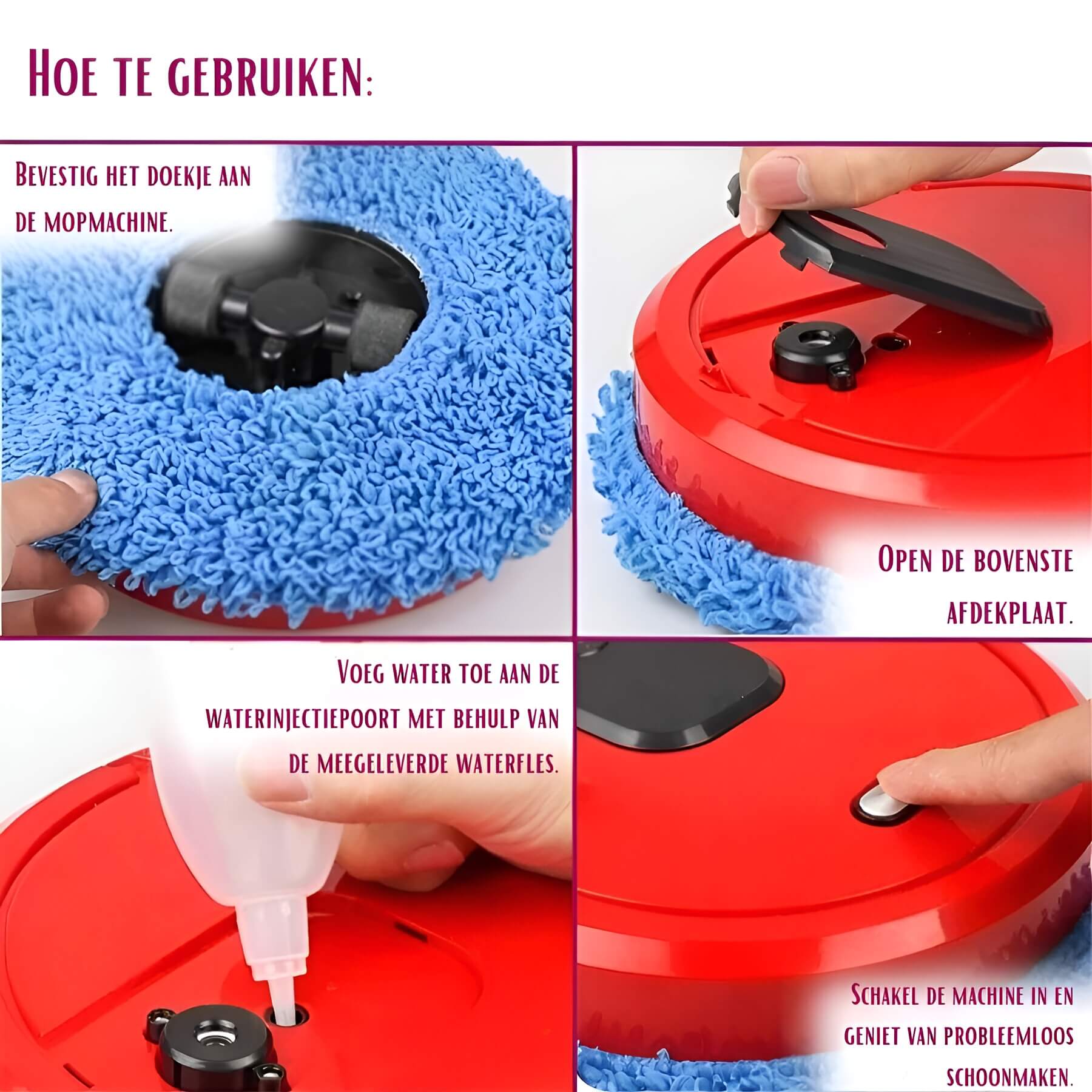 Robot Lavapavimenti per Uso Domestico - CleanBot